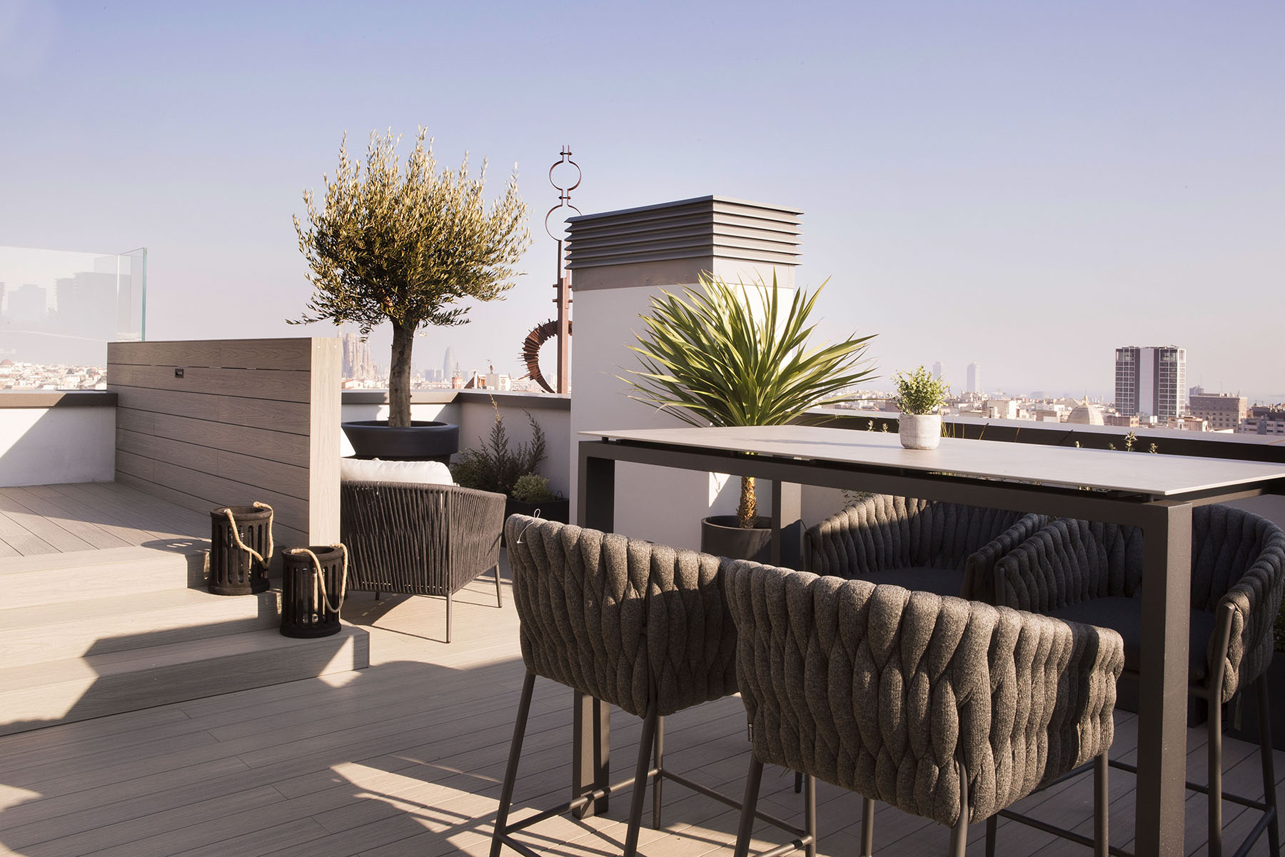 rooftop amb piscina