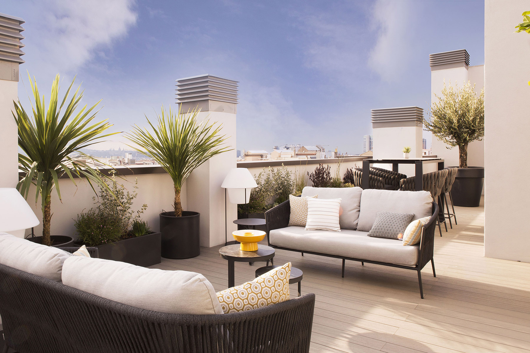 rooftop amb piscina