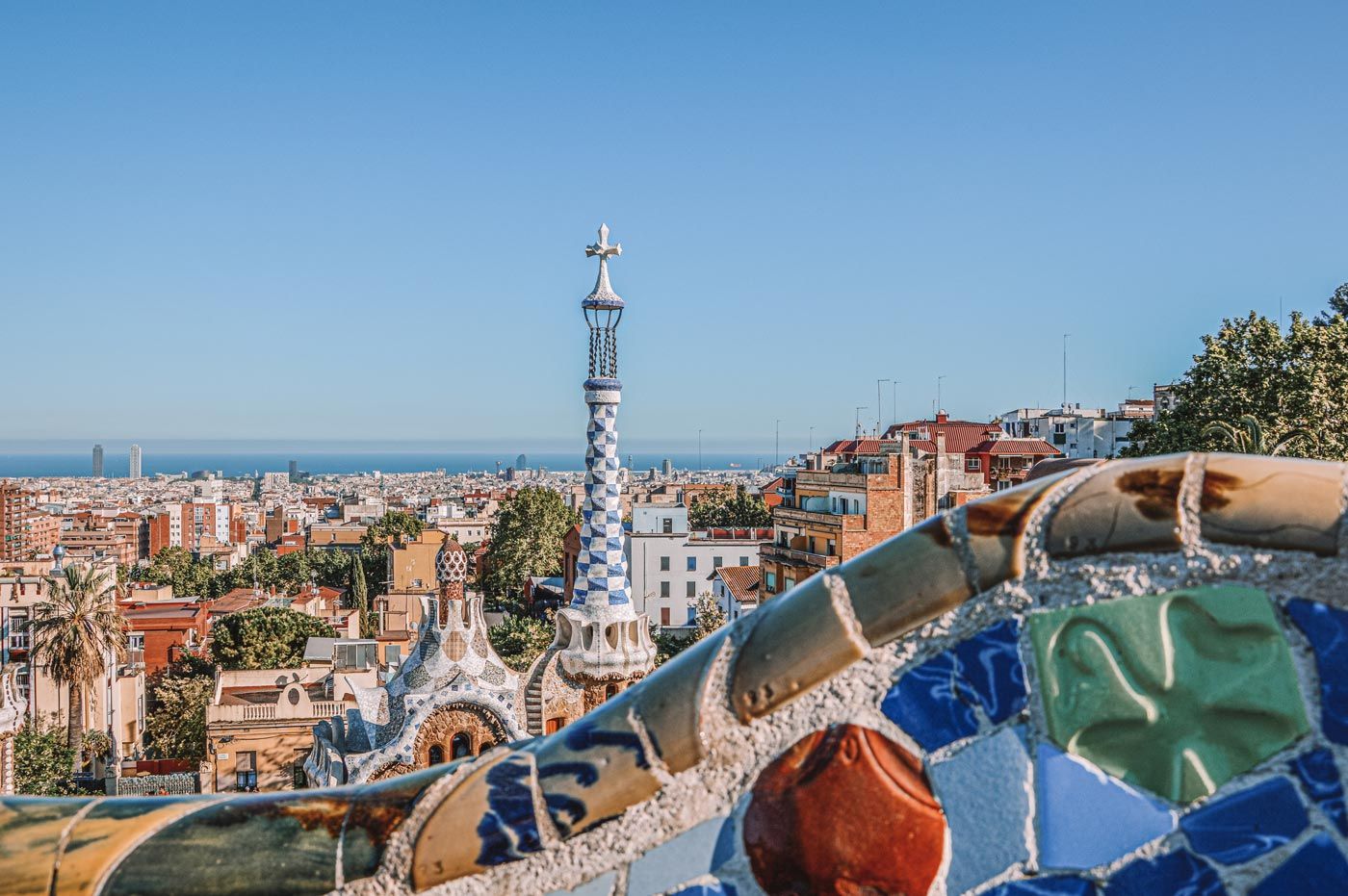 mejores miradores barcelona park guell
