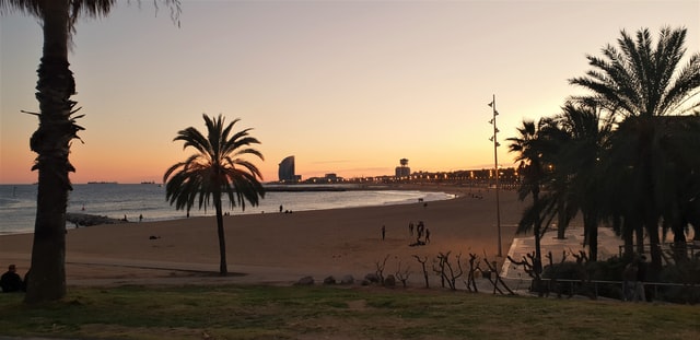 Barcelona cinema a la platja